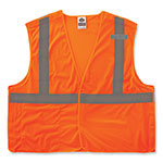 Ergodyne GloWear 8215BA-S Single Size Class 2 Economy Breakaway Mesh Vest, Polyester, 4X-Large, Orange orginal image