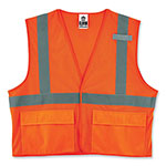 Ergodyne GloWear 8220HL Class 2 Standard Mesh Hook and Loop Vest, Polyester, 2X-Large/3X-Large, Orange orginal image
