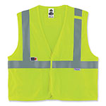 Ergodyne GloWear 8260FRHL Class 2 FR Safety Hook and Loop Vest, Modacrylic/Kevlar, 2X-Large/3X-Large, Lime orginal image