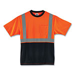Ergodyne GloWear 8289BK Class 2 Hi-Vis T-Shirt with Black Bottom, Medium, Orange orginal image