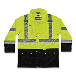 Ergodyne GloWear 8386 Class 3 Hi-Vis Outer Shell Jacket, Polyester, 4X-Large, Lime orginal image