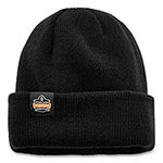 Ergodyne N-Ferno 6811ZI Rib Knit Hat + Bump Cap Insert, One Size Fits Most, Black orginal image