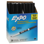 Expo® Low-Odor Dry-Erase Marker, Fine Bullet Tip, Black, 36/Box orginal image