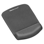 Fellowes PlushTouch Mouse Pad with Wrist Rest, Foam, Graphite, 7 1/4 x 9-3/8 orginal image