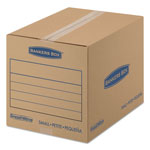 Fellowes SmoothMove Basic Moving Boxes, Small, Regular Slotted Container (RSC), 16