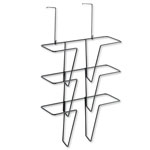 Fellowes Wire Partition Additions Three-Pocket Organizer, 12 5/8 x 23 1/4, Black orginal image