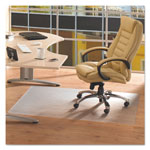 Floortex Cleartex Advantagemat Phthalate Free PVC Chair Mat for Hard Floors, 53 x 45, Clear orginal image