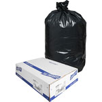 Genuine Joe Black Trash Bags, 33 Gallon, 1.5 Mil, Box of 100 orginal image
