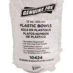 Genuine Joe Reusable Plastic Bowls, Bowl, Plastic Bowl, White orginal image