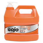 Gojo NATUAL ORANGE Pumice Hand Cleaner, Citrus, 1 gal Pump Bottle, 4/Carton orginal image
