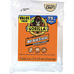 Gorilla Glue Mini Hot Glue Sticks - 75 / Pack - Clear orginal image