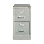 Hirsh Vertical Letter File Cabinet, 2 Letter-Size File Drawers, Light Gray, 15 x 22 x 28.37 orginal image