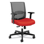 Hon Convergence Mid-Back Task Chair with Syncho-Tilt Control with Seat Slide, Supports up to 275 lbs, Red Seat, Black Back/Base orginal image