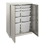 Hon Flagship Storage Cabinet with 4 Small, 4 Medium and 2 Large Bins, 30 x 18 x 39.13, Loft orginal image