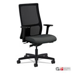 Hon Ignition Series Mesh Mid-Back Work Chair, Supports up to 300 lbs., Iron Ore Seat/Black Back, Black Base orginal image