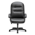 Hon Pillow-Soft 2090 Series Executive High-Back Swivel/Tilt Chair, Supports up to 250 lbs., Black Seat/Black Back, Black Base orginal image