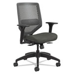 Hon Solve Series ReActiv Back Task Chair, Supports up to 300 lbs., Ink Seat/Charcoal Back, Black Base orginal image