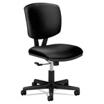 Hon Volt Series Leather Task Chair, Supports up to 250 lbs., Black Seat/Black Back, Black Base orginal image
