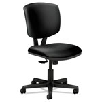 Hon Volt Series Leather Task Chair with Synchro-Tilt, Supports up to 250 lbs., Black Seat/Black Back, Black Base orginal image