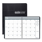House Of Doolittle 14-Month Recycled Ruled Monthly Planner, 11 x 8.5, Black Cover, 14-Month (July to Aug): 2023 to 2024 orginal image