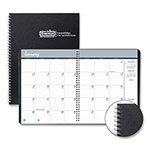 House Of Doolittle Monthly Hard Cover Planner, 11 x 8.5, Black Cover, 24-Month (Jan to Dec): 2024 to 2025 orginal image