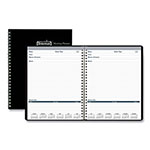 House Of Doolittle Recycled Meeting Note Planner, 11 x 8.5, Black Cover, 12-Month (Jan to Dec): 2024 orginal image