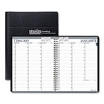 House Of Doolittle Recycled Professional Weekly Planner, 15-Minute Appts, 11 x 8.5, Black Wirebound Soft Cover, 24-Month (Jan-Dec): 2024-2025 orginal image