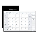 House Of Doolittle Recycled Ruled 14-Month Planner with Leatherette Cover, 10 x 7, Black Cover, 14-Month (Dec to Jan): 2023 to 2025 orginal image