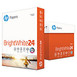 HP Brightwhite24 Paper, 97 Bright, 24lb, 8-1/2 x 11, 500 Sheets/Ream orginal image