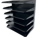 Huron Horizontal Slots Desk Organizer - 6 Compartment(s) - 15