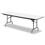 Iceberg Premium Wood Laminate Folding Table, Rectangular, 96w x 30d x 29h, Gray/Charcoal orginal image
