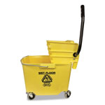 Impact Side-Press Squeeze Wringer/Plastic Bucket Combo, 12 to 32 oz, Yellow orginal image