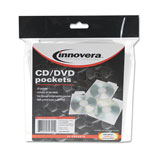 Innovera CD/DVD Pockets, 25/Pack orginal image