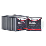Innovera CD/DVD Slim Jewel Cases, Clear/Black, 25/Pack orginal image