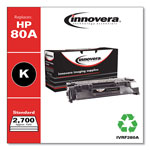 Innovera Remanufactured Black Toner Cartridge, Replacement for HP 80A (CF280A), 2,700 Page-Yield orginal image