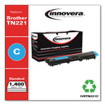 Innovera Remanufactured Cyan Toner Cartridge, Replacement for Brother TN221C, 1,400 Page-Yield orginal image