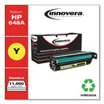 Innovera Remanufactured Yellow Toner Cartridge, Replacement for HP 648A (CE262A), 11,000 Page-Yield orginal image