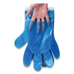 InteplastPitt Reddi-to-Go Poly Gloves on Wicket, One Size, Clear, 8,000/Carton orginal image