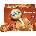 International Delight Hazelnut Liquid Creamer Singles, Hazelnut Flavor, 0.50 fl oz (15 mL), 192/Carton orginal image