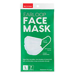 Iris Earloop Disposable Face Mask, 3-Ply Non-Woven, Large, 7/Pack orginal image