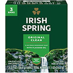 Irish Spring® Original Bar Soap, Fresh Clean Scent, 3.75 oz, 3 / Pack orginal image