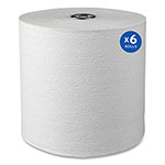 Kleenex Hard Roll Paper Towels with Premium Absorbency Pockets with Colored Core, Gray Core, 1-Ply, 7.5