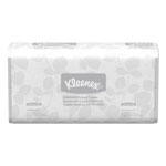 Kleenex Premiere Folded Towels, 1-Ply, 7.8 x 12.4, White, 120/Pack, 25 Packs/Carton orginal image