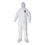 KleenGuard™ A40 Elastic-Cuff, Ankle, Hood and Boot Coveralls, Large, White, 25/Carton orginal image