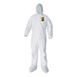 KleenGuard™ A40 Elastic-Cuff, Ankle, Hood and Boot Coveralls, 3X-Large, White, 25/Carton orginal image