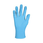 KleenGuard™ G10 Comfort Plus Blue Nitrile Gloves, Light Blue, Medium, 1,000/Carton orginal image