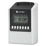 Lathem Time 700E Calculating Time Clock, White orginal image