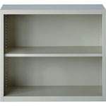 Lorell 2-Shelf Bookcase, Light Gray orginal image