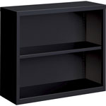 Lorell 2-Shelf Bookcase, Black orginal image