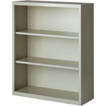 Lorell 3-Shelf Bookcase, Light Gray orginal image